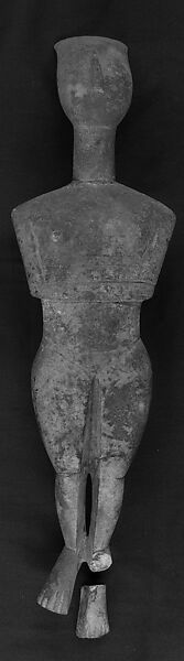 Marble female figure, Marble, Cycladic