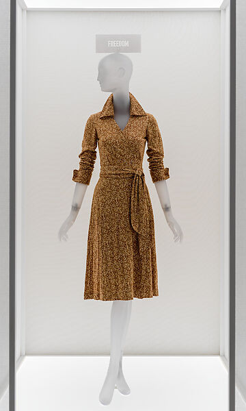 Dress, Diane von Furstenberg (American, founded 1972), cotton, American