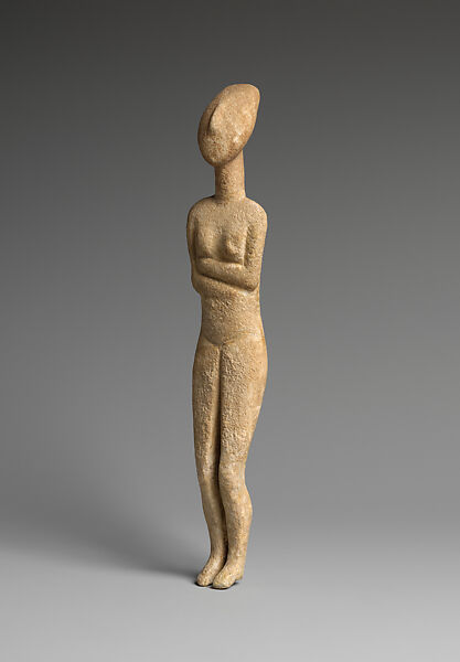 Marble female figure, Marble, Cycladic