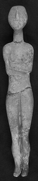 Marble female figure, Marble, Cycladic