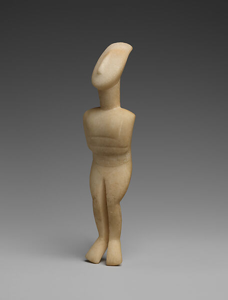 Marble female figure, Marble, Cycladic
