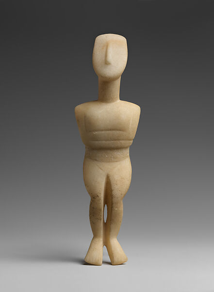 Marble female figure, Marble, Cycladic