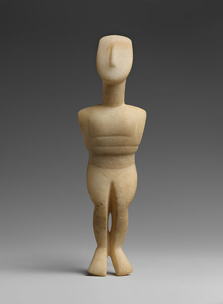 Marble female figure, Marble, Cycladic 