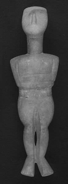 Marble female figure, Marble, Cycladic