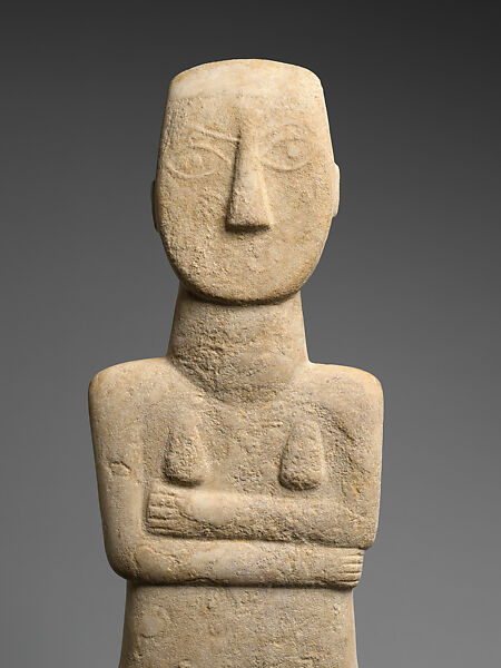 Marble female figure, Marble, Cycladic