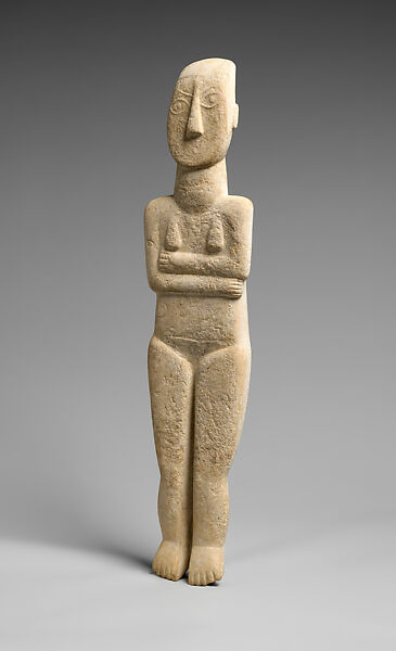 Marble female figure, Marble, Cycladic