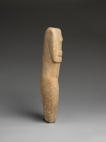 Marble torso of a figure, Marble, Cycladic