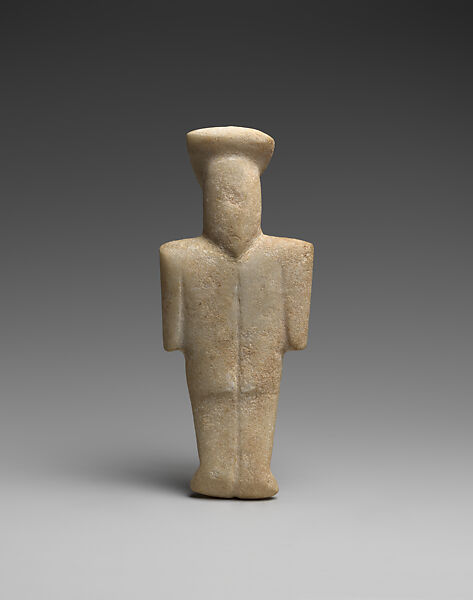 Marble female figure, Marble, Cycladic