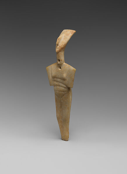 Marble female figure, Marble, Cycladic