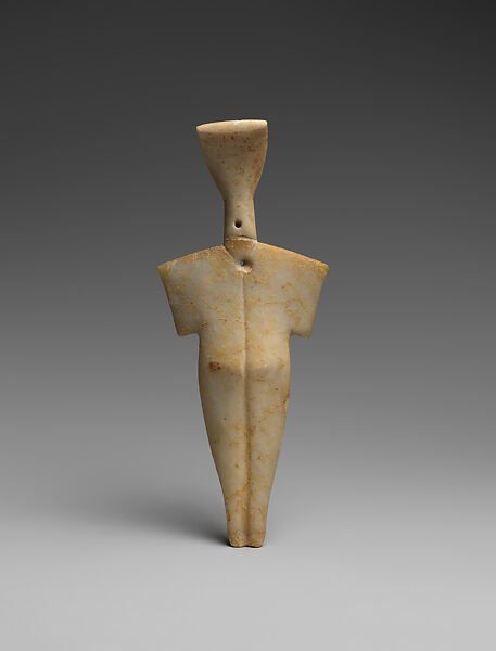 Marble female figure, Marble, Cycladic