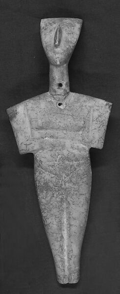 Marble female figure, Marble, Cycladic