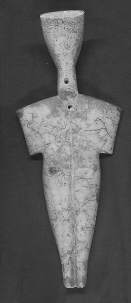 Marble female figure, Marble, Cycladic