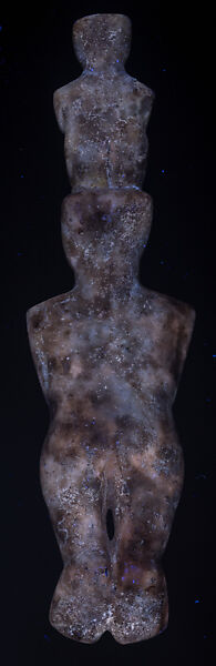 Marble double female figure, Marble, Cycladic