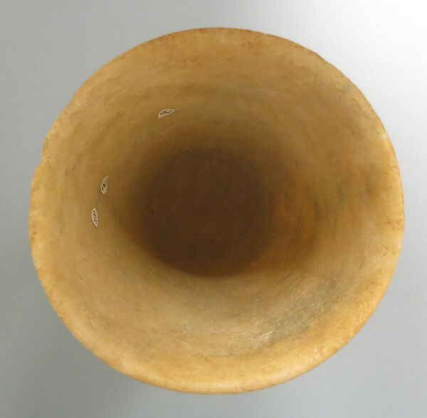 Marble vase with lug handles, Marble, Cycladic