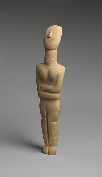 Marble female figure, Marble, Cycladic