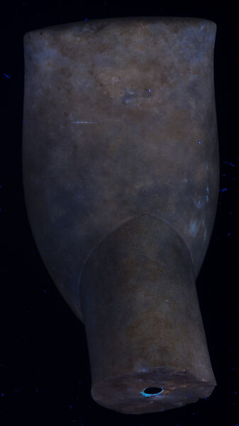 Marble head of a figure, Marble, Cycladic