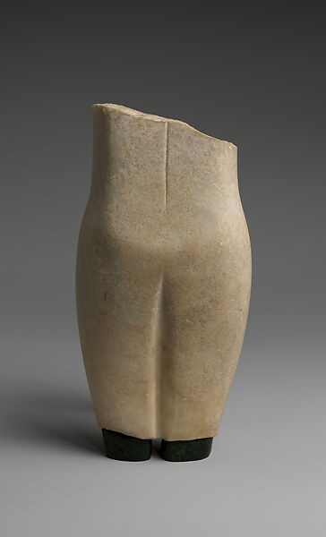 Marble torso of a figure, Marble, Cycladic