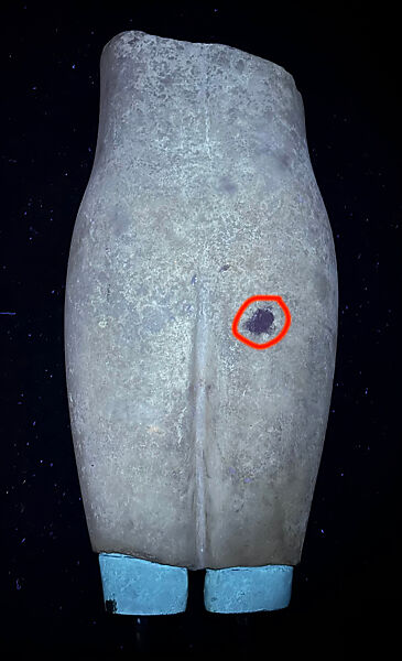 Marble torso of a figure, Marble, Cycladic