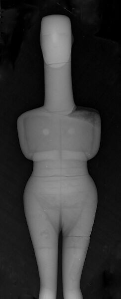 Marble female figure, Marble, Cycladic