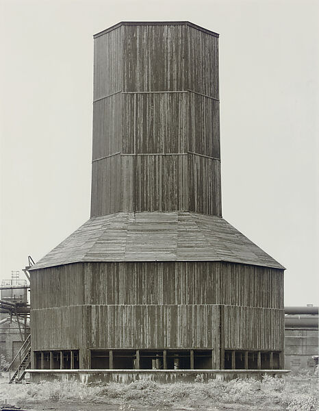 Cooling Tower, Zeche Mont Cenis, Herne, Ruhr Region, Germany, Bernd and Hilla Becher (German, active 1959–2007), Gelatin silver print 