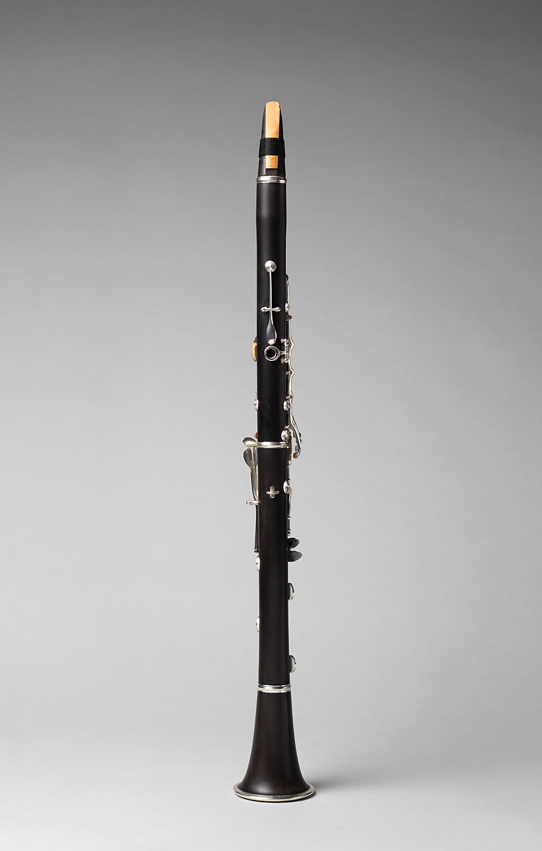 Clarinet in B-flat, Buffet, Crampon &amp; Cie. (founded 1859), grenadilla (dalbergia melanoxylon), silver, cork, French