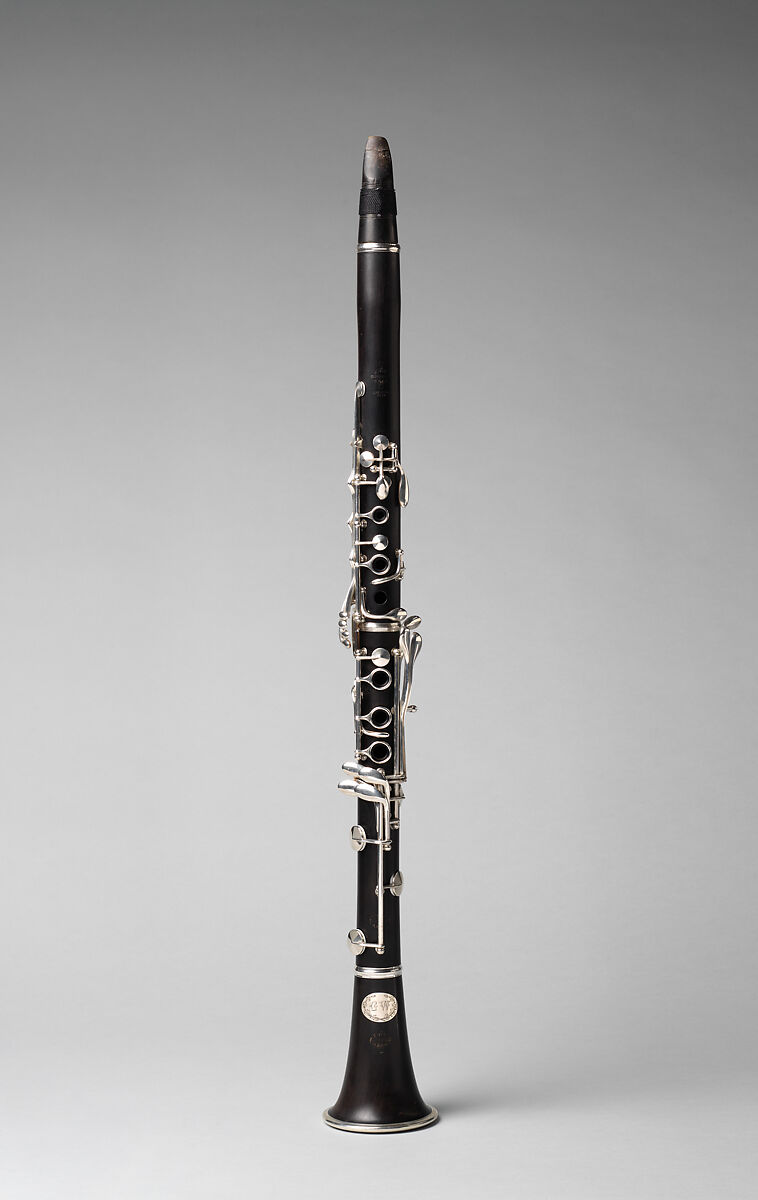 Clarinet in B-flat, Buffet, Crampon &amp; Cie. (founded 1859), grenadilla (dalbergia melanoxylon), silver, cork, French 