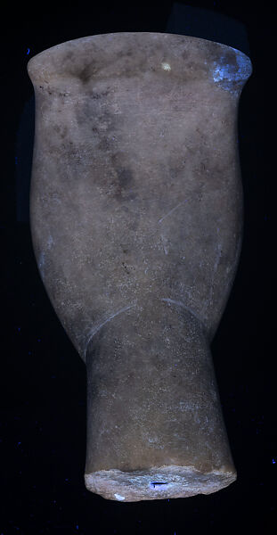 Marble head of a figure, Marble, Cycladic