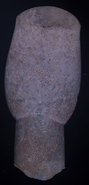 Marble head of a figure, Marble, Cycladic