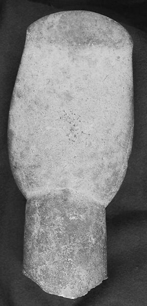 Marble head of a figure, Marble, Cycladic