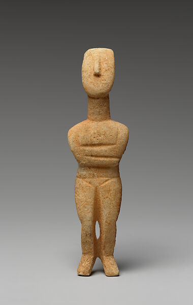 Marble female figure, Marble, Cycladic