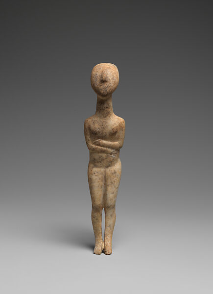 Marble female figure, Marble, Cycladic 