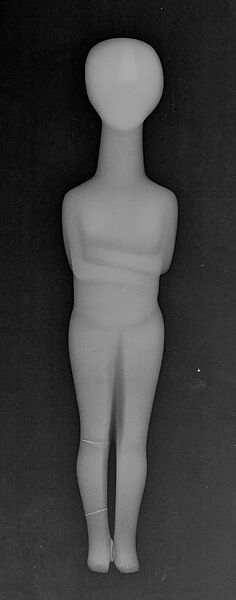 Marble female figure, Marble, Cycladic