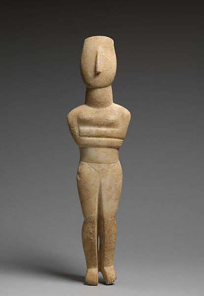 Marble female figure, Marble, Cycladic