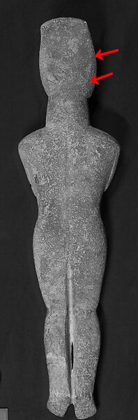 Marble female figure, Marble, Cycladic