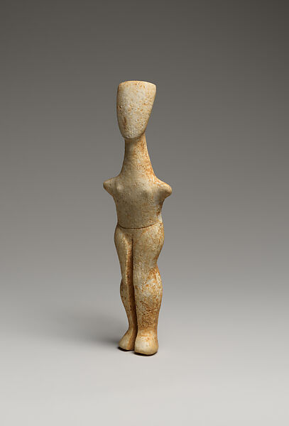 Marble female figure, Marble, Cycladic