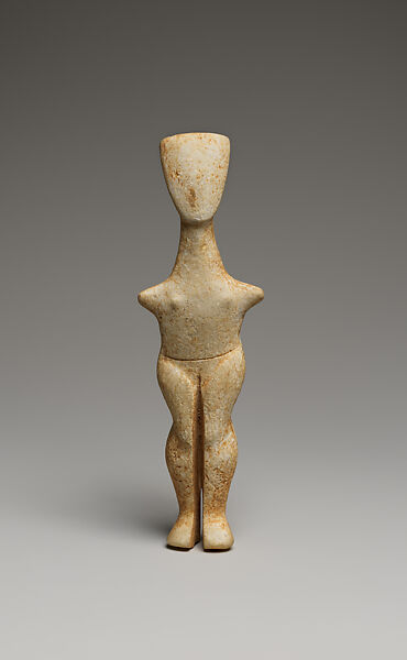 Marble female figure, Marble, Cycladic