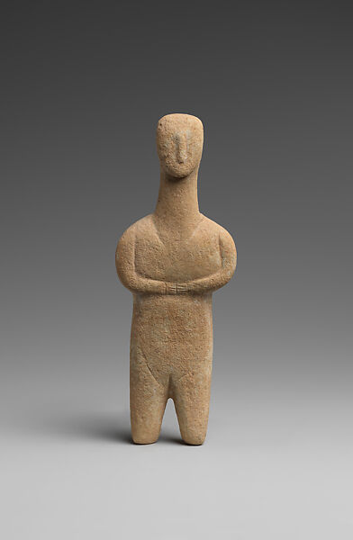 Marble female figure, Marble, Cycladic