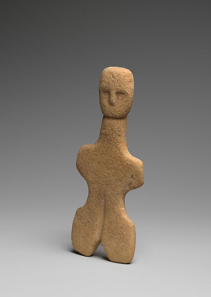 Marble female figure, Marble, Cycladic