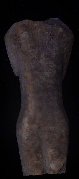 Marble torso of a figure, Marble, Cycladic