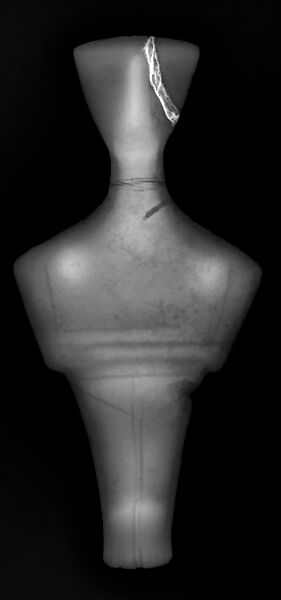 Marble female figure, Marble, Cycladic