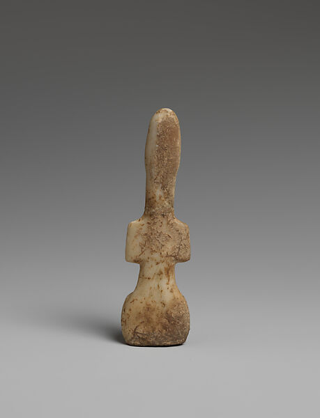 Marble female figure, Marble, Cycladic