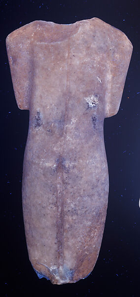 Marble torso of a figure, Marble, Cycladic