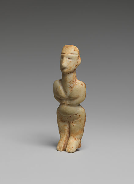 Marble female figure, Marble, Cycladic