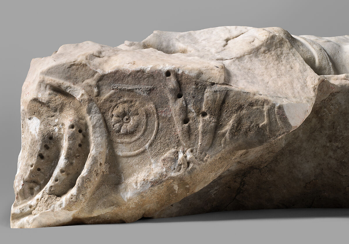 Trophy relief fragment, Marble, Roman