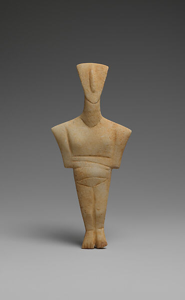 Marble female figure, Marble, Cycladic