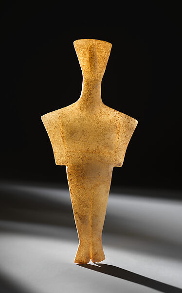 Marble female figure, Marble, Cycladic