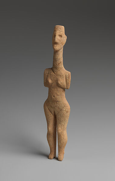 Marble female figure, Marble, Cycladic