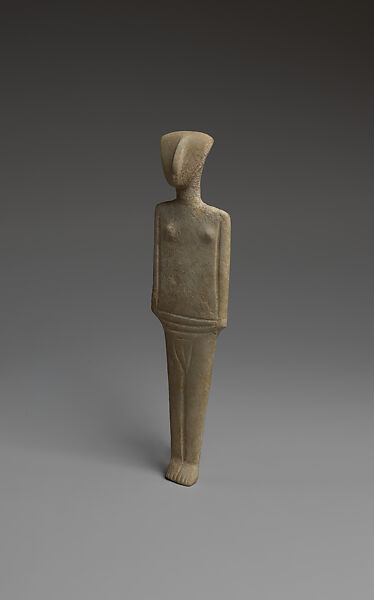 Marble female figure, Marble, Cycladic