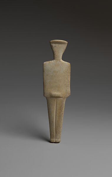 Marble female figure, Marble, Cycladic