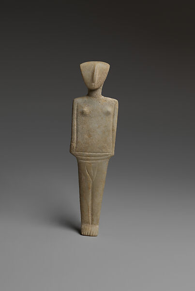 Marble female figure, Marble, Cycladic